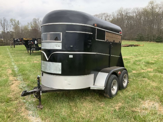 6X9 FT. HORSE TRAILER CONVERTED INTO A ROLLING COFFEE BAR.