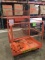 Like new BallyMore 1000 lb cap safety cage. On casters, swing gate