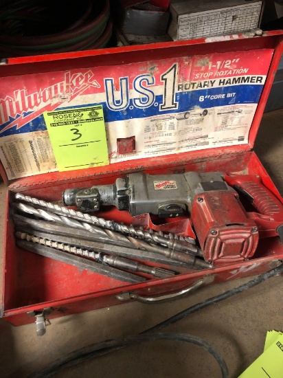 Milwaukee 1-1/2in Rotary Hammer Drill #5347