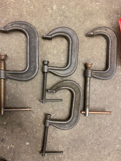 (4) 4 & 5in C-Clamps