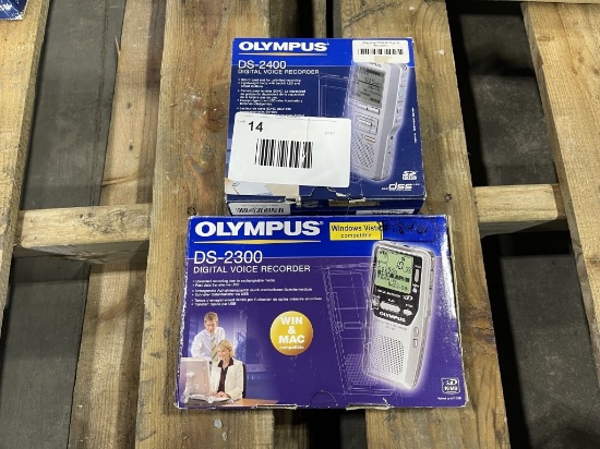 Olympus Audio Recorders, Qty. 2