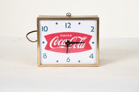 Coca Cola Fish Tail Clock