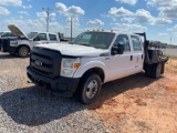 2013 Ford F350 Crew Cab Flatbed Truck