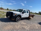 2011 Ford F550 Crew Cab Flatbed Truck