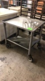 Stainless Steel Equipment Stand On Casters