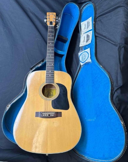 Vintage Favilla 1960s Acoustic Guitar S-110 with case