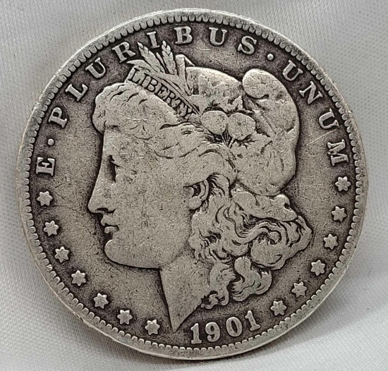 1901-O Morgan Silver Dollar 90% Silver Coin