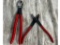 KNIPEX SIDE CUTTERS AND MILLER HOSE CLAMP PLIERS