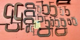 LOT OF C CLAMPS