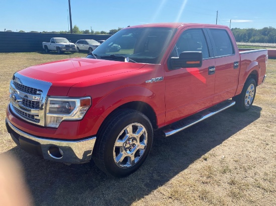 2014 Ford F150 XLT Crew Cab 2WD leather 188K Runs drives cold AC clean title