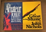 THE AMATEUR (FIRST EDITION) BY ROBERT LITTELL, A GHOST IN THE MUSIC (FIRST EDITION) HARDBACKS