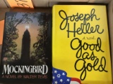 MOCKINGBIRD (FIRST EDITION) BY WALTER TEVIS,  GOOD AS GOLD BY JOSEPH HELLER HARDBACKS