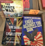 WARTIME BOOKS - OUR MAN IN CHARLSTON, EAGLE AGAINST THE SUN, THE RIVER'S WAR