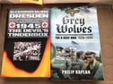 WARTIME BOOKS - 1945 THE DEVIL'S TINDERBOX, GREY WOLVES
