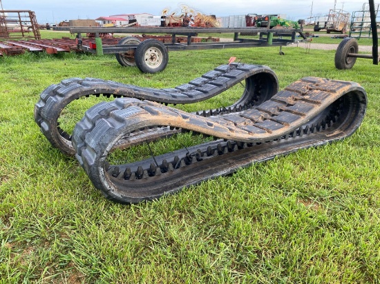 97 OR 95 KUBOTA SKID STEER TRACKS SIZE HXD450 BY 86 B7 58 HALF 18 INCHES WIDE NEW!!