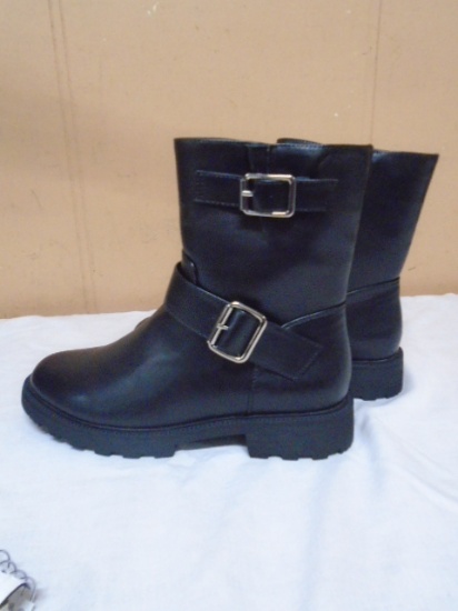 Pair of Brand New Ladies Demi Buckle Boots