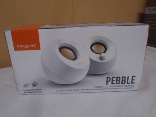 Creative Pebble Modern 2.0 USB Desktop Speakers