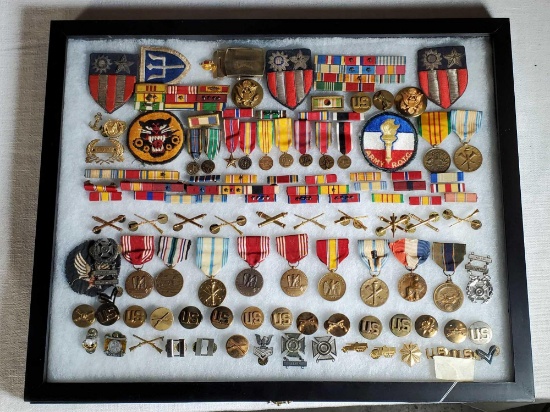 Collection Of US Military Medals, Insignia, Patches & More