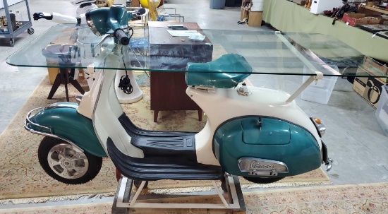 Unusual Actual 1960's Vespa Converted To Bar / Table