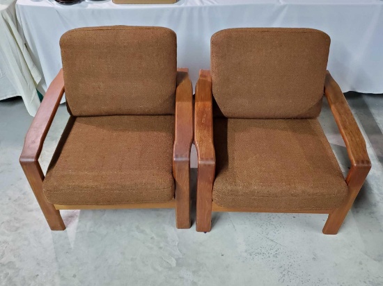 Pair Of Mid Century Modern S. Burchardt-Nielsen Side Chairs