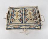 Plains Indian Painted Parfleche Valuables Box
