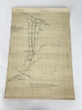 Antique Madison Montana Mining Claims Plat Map