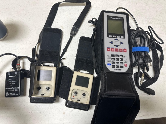 (1) Sadelco, (2) Ganz Co-Ax Camera Testers and LAN Cable Tester
