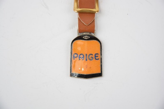 Paige Automobile Enamel Metal Watch Fob