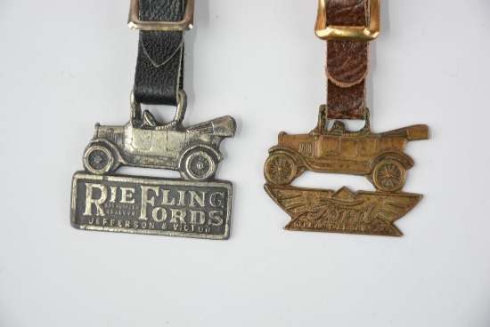 2- Ford Metal Watch Fobs