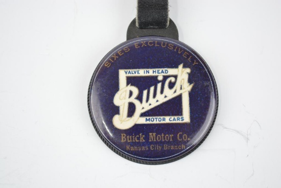 Buick Celluloid and Rubber Watch Fob