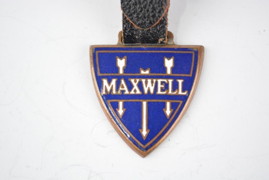 Maxwell Automobile Enamel Metal Watch Fob