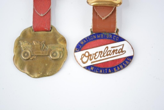 2- Overland Automobile Watch Fobs