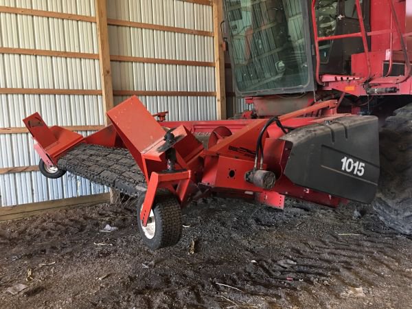 Case IH 1015 pickup head w/ 7 belt Melroe pickup