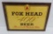 Fox Head 400 Beer sign, Waukesha, #210, 10 1/2