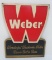 Weber Beer sign, Wonderful Waukesha Water, 10 1/2