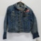 Vintage Lee Sanforized jean jacket with Honda & Japanese patches