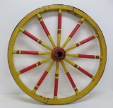 Vintage carnival wagon wheel, 31