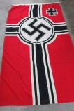 Original German WWII war flag, 150 cm x 250 cm, Johann Liebieg & Co