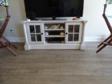 Off white wood TV stand-27
