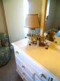 Wooden Boat Bookends and small sailboat lamp
