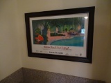 Large framed poster of Wine and Food Festival Event benefitting people w/ disabilities. 41