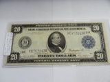 SERIES OF 1914 $20 FEDERAL RESERVE NOTE, DALLAS,