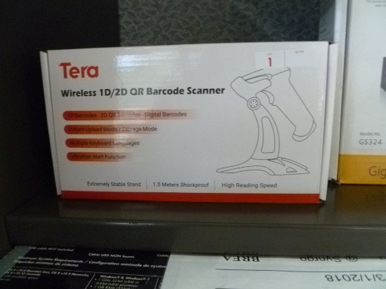 Tera Wireless 1D/2D Bar Code Scanner (new in box)