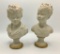 Pair Borghese Boy & Girl Busts - 8½