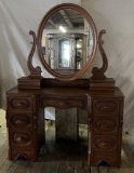 Abernathy Solid Wood Vanity - Mirror A Little Loose, Minor Wood Loss Under