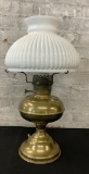Perfection Brand Brass Lamp W/ Shade