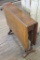 Circa 1800s English Banded Drop-Leaf Table - Top Is 32