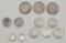 3 Franklin Half Dollars - 1951, 52 & 62;     2 Liberty Quarters;     5 Quar