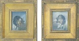 Pair Very Nice Oil On Board Paintings - Framed W/ Glass, 11