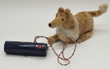 Vintage Mechanical Battery Operated Collie Dog Toy - Made In Japan